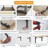 imageTORACK 24quot Folding Shelf Brackets Heavy Duty Shelf Bracket Wall Mounted Triangle Hinges for Shelves Collapsible Table Brackets Workbench Supports for Garage Pack of 224 Inch