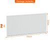 imageTORACK 2Pack 12x24 inch Metal Pegboard Panels for Garage Wall Tool Organizer Pegboard for Workbench Workshop Tool Storage Peg Board for PegsBlack12x24 in