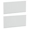 imageTORACK 2Pack 12x24 inch Metal Pegboard Panels for Garage Wall Tool Organizer Pegboard for Workbench Workshop Tool Storage Peg Board for PegsBlack12x24 in