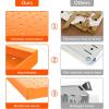 imageTORACK 3 pcs Metal Pegboard Panels for Wall Garage Utility Tools Storage Pegboard for Workbench Shop Modular Peg Board Tool Organizer BoardsPack of 3 BlackOrange