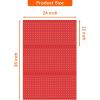 imageTORACK 3 pcs Metal Pegboard Panels for Wall Garage Utility Tools Storage Pegboard for Workbench Shop Modular Peg Board Tool Organizer BoardsPack of 3 BlackRed