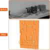imageTORACK 3 pcs Metal Pegboard Panels for Wall Garage Utility Tools Storage Pegboard for Workbench Shop Modular Peg Board Tool Organizer BoardsPack of 3 BlackOrange