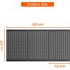 imageTORACK 3Pcs Metal Pegboard Panels for Garage Wall Utility Tools Storage Pegboard for Workbench Modular Peg Board Tool Organizer Board KitPack of 3 BlackBlack