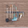 imageTORACK 64 Inch Garage Hooks Tool Organizer Adjustable Wall Mounted Garage Hanger Storage System 16 Hooks ampamp 16 Pegs