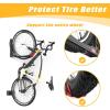 imageTORACK BIKEPAL Space Saving Wall Mounted Swivel Bike Racks Vertical Bike Wall Hangers for Garage Storage Solution 2 Pack1Pack