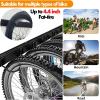 imageTORACK Bike Storage Rack 6 Bike Rack Wall Mount Home and Garage Organizer Vertical Bicycles Hanger Hooks for Indoor Space SavingBlack