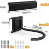 imageTORACK Bike Storage Rack 6 Bike Rack Wall Mount Home and Garage Organizer Vertical Bicycles Hanger Hooks for Indoor Space SavingBlack