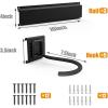 imageTORACK Bike Storage Rack Wall Mount Garage Bike Hanger for 5 Bicycles Adjustable Bike Hooks for Home indoor Holds Up to 300lbs