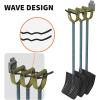 imageTORACK Garage Hooks Heavy Duty Tool Organizer Wall Mount Hanger Rack Garage Storage Utility Hooks for Car Tires Ladders Chairs Strollers Power Tools Garden Tools 2 Pack 124quot Hook4 Pack