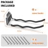 imageTORACK Garage Hooks Heavy Duty Tool Organizer Wall Mount Hanger Rack Garage Storage Utility Hooks for Car Tires Ladders Chairs Strollers Power Tools Garden Tools 2 Pack 124quot Hook4 Pack