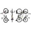 imageTORACK BIKEPAL Space Saving Wall Mounted Swivel Bike Racks Vertical Bike Wall Hangers for Garage Storage Solution 2 Pack4Pack