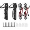 imageTORACK Bike Rack for Garage Wall Mount 2 Pack Bike Hangers for Garage Storage System Vertical Bicycle Hooks for Garage Indoor Spacesaving