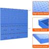 imageTORACK Metal Pegboard Wall Organizer 24quot x 24quot or 12quot x 48quot 70 PCS Tools Storage Pegboard for Garage Tool Organizer Peg Board with Pegboard Hooks for WorkbenchBlackBlue