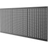 imageTORACK 3Pcs Metal Pegboard Panels for Garage Wall Utility Tools Storage Pegboard for Workbench Modular Peg Board Tool Organizer Board KitPack of 3 BlackBlack