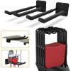 imageTORACK Garage Hooks Heavy Duty Tool Organizer Wall Mount Hanger Rack Garage Storage Utility Hooks for Car Tires Ladders Chairs Strollers Power Tools Garden Tools 2 Pack 124quot Hook2Pack 124 Heavy Hooks