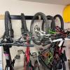 imageTORACK Wall Mounted Bike Storage Rack Vertical Bikes Storage for Garage 5 Bikes Hangers for Wall Modular Bicycle Storage Rack3 Rails 8 Hooks