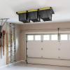 imageTORACK Garage Ceiling Bin Storage Rack Adjustable Heavy Duty Overhead Tote Storage Railsfor 6 Bins Bins are not includedfor 3 bins