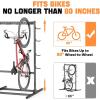 imageTORACK Freestanding Bike Storage Stand for Garage Heavy Duty 7 Bikes and 7 Helmets Vertical Bike Storage Stand Floor Bike Storage RackStand for 7 bikes
