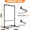 imageTORACK Freestanding Bike Storage Stand for Garage Heavy Duty 7 Bikes and 7 Helmets Vertical Bike Storage Stand Floor Bike Storage RackStand for 7 bikes