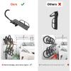 imageTORACK WallMounted Swivel Bike Rack Garage Vertical Bike Hangers for 3 Bikes and 3 Helmets Rotating Bike Storage Hooks Holds Up to 300 lbsfor 3 bikes