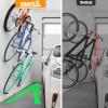 imageTORACK Wallmounted Bike Pedal Hanger Heavy Duty Garage Wall Horizontal Bike Rack Bike Display Stand for Wall Holds Up to 70 lbsPack of 23 Pack
