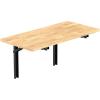imageTORACK Heavy Duty Wall Mounted Folding Workbench SpaceSaving Collapsible Wall TableDesk for Garage Workshop Holds Up to 550 lbsBoard Size 4725 x 2275 in4725x2275 inch
