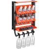 imageTORACK Spray Paint Can Holder Wall Mount Heavy Duty Metal Spray Can Holder for Garage Paint Can Storage Rack for Shop Holds Up to 100 lbsPack of 2Holds 8 cans