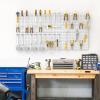 imageTORACK 188 PCS Pegboard Accessories Kit with Hooks Bins and Peg Locks Pegboard Hook for 14 Pegboards Tool Organizer for Garage Workshop Craft Room