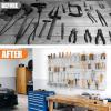 imageTORACK 188 PCS Pegboard Accessories Kit with Hooks Bins and Peg Locks Pegboard Hook for 14 Pegboards Tool Organizer for Garage Workshop Craft Room