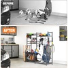 image:imageTORACK Golf Bags Stand with Ball Storage Large Capacity Garage Sports Equipment Organizer Indoor Toys Storage