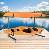 image:imageTORACK HeavyDuty Rolling Kayak Rack Freestanding Kayak Storage Stand Garage Kayak Holder with Wheels2tier Rolling