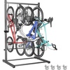 image:imageTORACK Garage Freestanding Hanging Bike Stand with Wheels Heavy Duty Rolling 5 Bikes Vertical Bike Storage Stand Floor Bike Storage Rackfor 5 BikesBike stand for 4 bikes