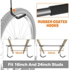 image:imageTORACK Overhead Bike Rack for Garage CeilingMounted Bicycle Storage Hooks for 4 Bikes Horizontal or 8 Bikes Vertical Adjustable Bicycle Hooks for Mountain Road Bikesfor 4 bikes