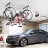 image:imageTORACK Overhead Bike Rack for Garage CeilingMounted Bicycle Storage Hooks for 4 Bikes Horizontal or 8 Bikes Vertical Adjustable Bicycle Hooks for Mountain Road Bikesfor 4 bikes