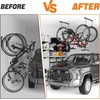 image:imageTORACK Overhead Bike Rack for Garage CeilingMounted Bicycle Storage Hooks for 4 Bikes Horizontal or 8 Bikes Vertical Adjustable Bicycle Hooks for Mountain Road Bikesfor 4 bikes