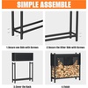 image:imageTORACK Heavy Duty 48 in4 ft Firewood Rack with Cover48 in
