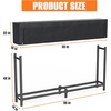 image:imageTORACK Heavy Duty 48 in4 ft Firewood Rack with Cover96 in