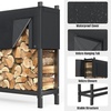 image:imageTORACK Heavy Duty 48 in4 ft Firewood Rack with Cover96 in