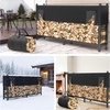 image:imageTORACK Heavy Duty 48 in4 ft Firewood Rack with Cover96 in