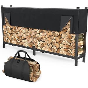image:imageTORACK Heavy Duty 48 in4 ft Firewood Rack with Cover96 in